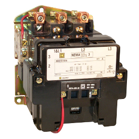 Schneider Electric Non-Reversing NEMA Contactor; 90A; 240VAC Coil Voltage; 3-Pole; Open Type